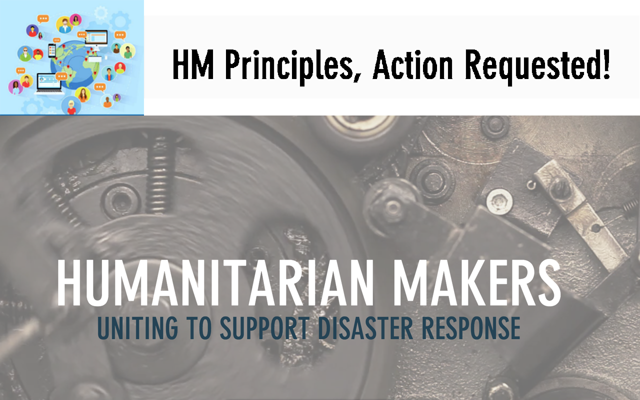 Tell us what you think: Humanitarian Maker Principles