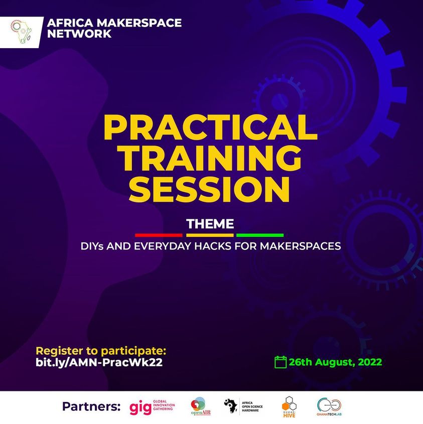 Africa Makerspace Network practical training session