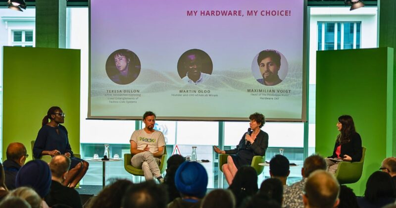 My Hardware, My Choice – A Panel Talk by Teresa Dillon, Linda Bonyo and Maximilian Voigt