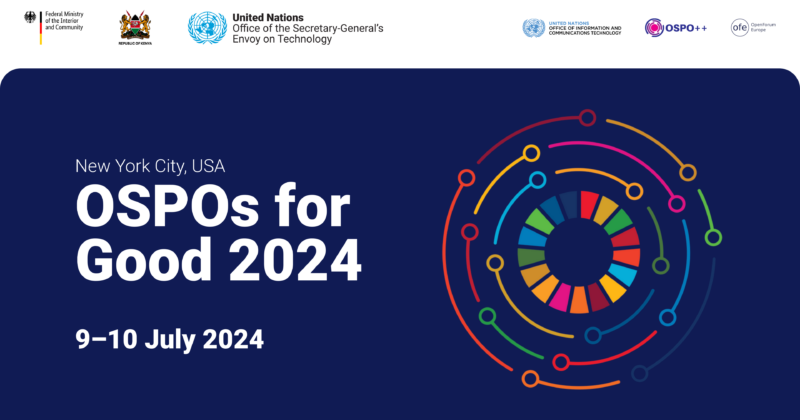 Open Source Programme Offices – OSPOs for Good 2024