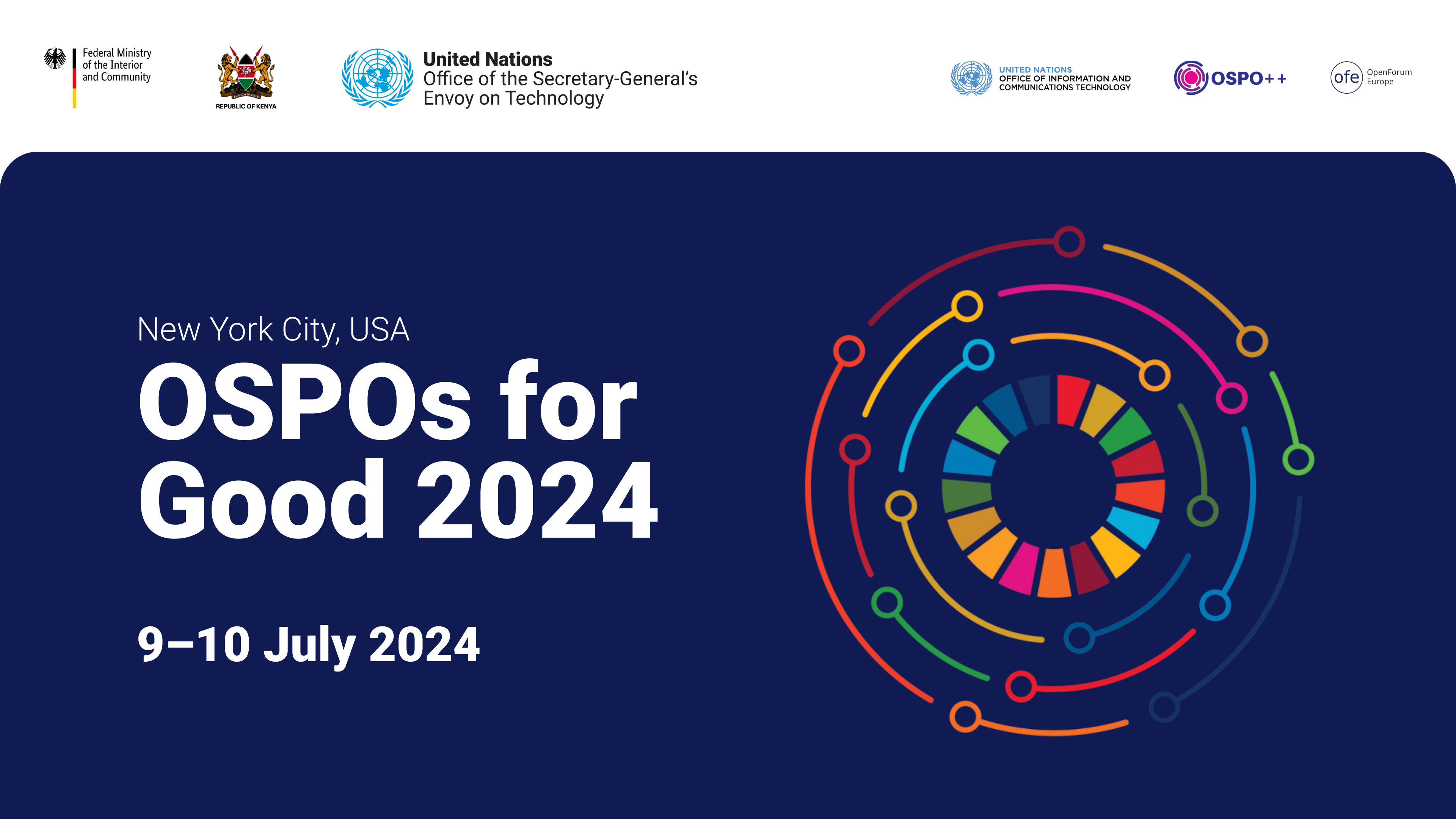New York City, USA, OSPOs for Good 2024, 9-10 July 2024