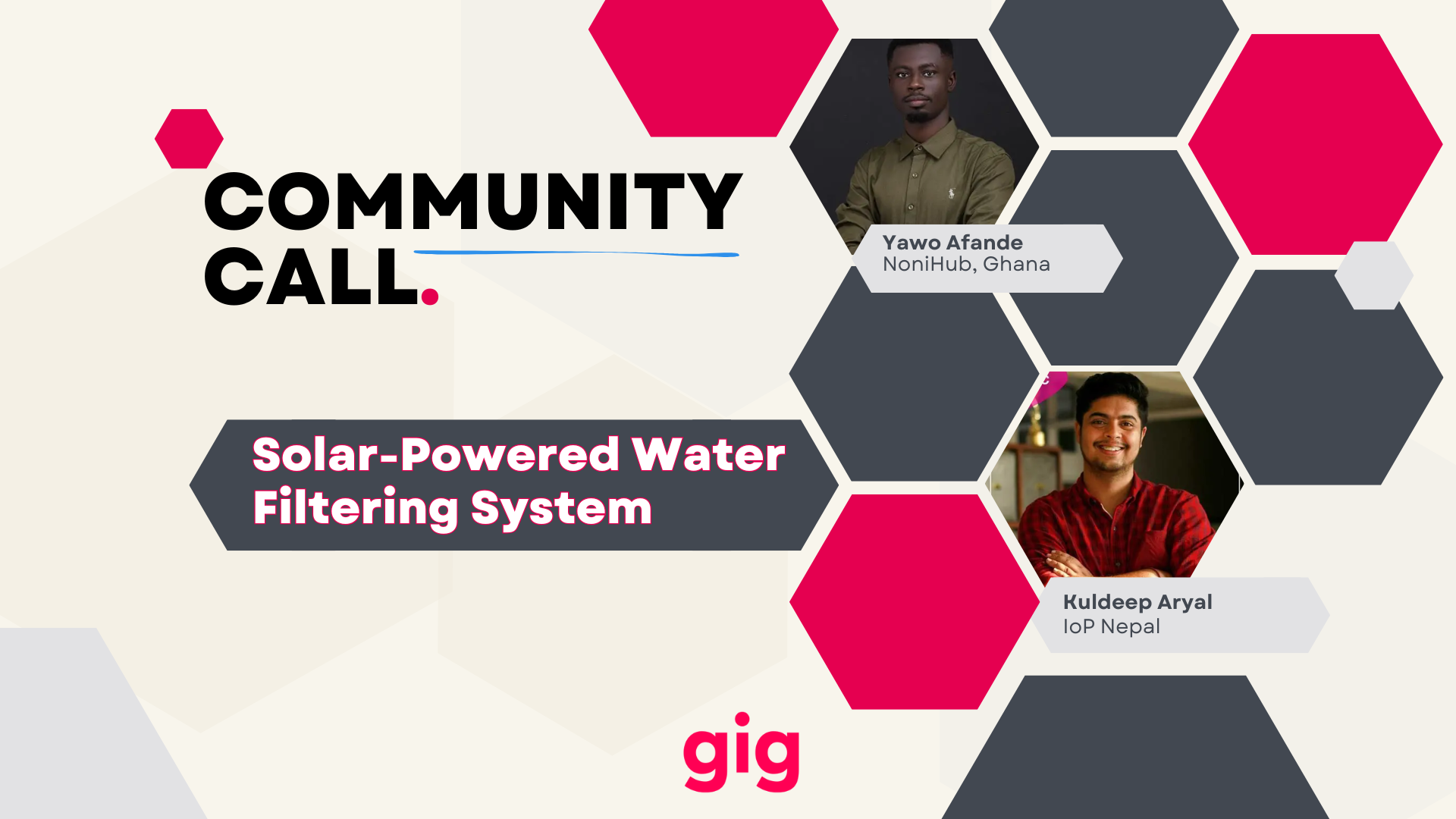 Open Hardware Solutions for Rural Water Access: A GIG Community Story