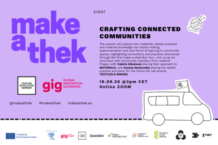 Crafting Connected Communities: A Material Library and a Hacked Knitting Machine